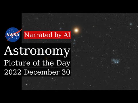 APOD: 2022-12-30 - Mars and the Star Clusters (Narrated by Brian)
