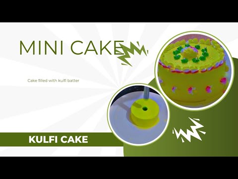 New style kulfi flavour cake| juicy bento cake filled with kesar kulfi @VAMACORNER