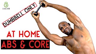 ABS WORKOUT | CORE AND ABS WORKOUT AT HOME (Dumbbell Only)