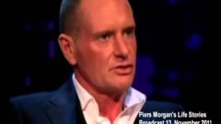 Gascoigne- Slurring, shaking and swearing on stage, the pathetic face of Gazza, a fallen soccer hero