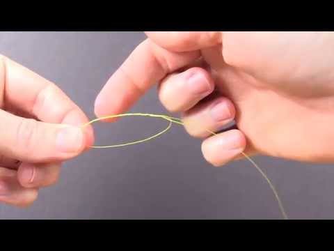 Modified Uni Knot for Braid Fishing Line
