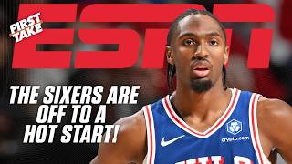 Stephen A. says the 76ers are contenders IF Joel Embiid gets healthy 😳 | First Take