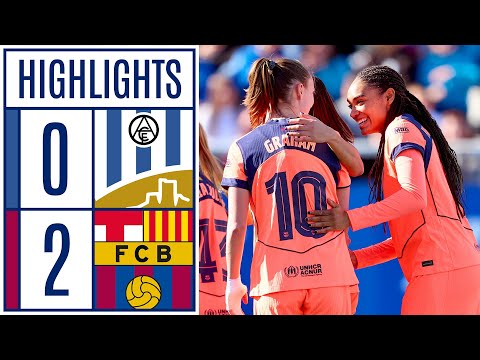 ALHAMA CF ELPOZO 0 - 2 FC BARCELONA | RESUMEN LIGA F MOEVE