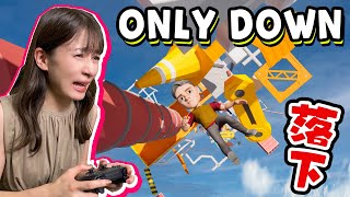 だた下に降りていくだけのゲーム「 Only Up! 」ならぬ【 Only Down 】