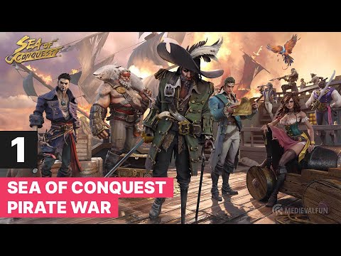 Sea of Conquest: Pirate War Gameplay Walkthrough (Chapters 1 & 2) - YouTube
