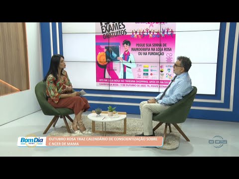 Outubro Rosa traz calendário de conscientização sobre Câncer de Mama 07 10 2022