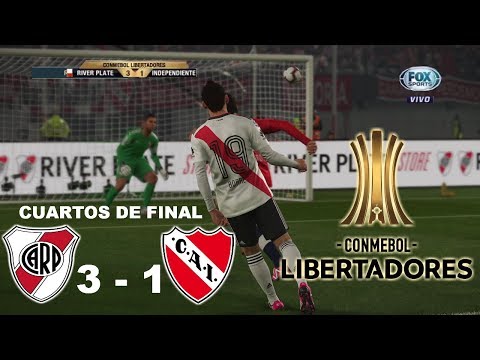 Recreacion River Plate vs Independiente 3 - 1 | GOLES | LIBERTADORES 2018 | PES 2019