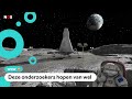 Zijn er straks wegen en gebouwen op de maan?