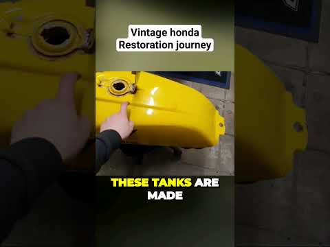 Tank restoration or replacement of a vintage #honda #cb750?  #motorcyclerestoration #motovlog