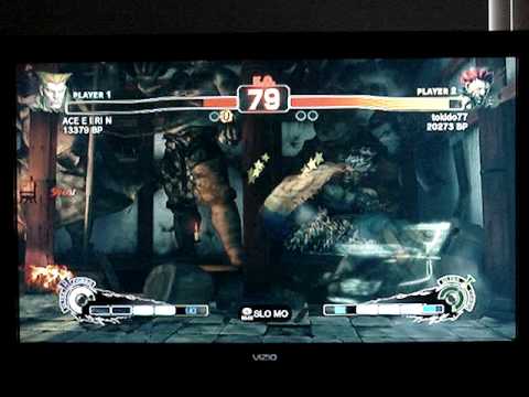 SSF4: ACE E I RI N (Guile) vs Tokido (Akuma) - Japanese XBL Ranked