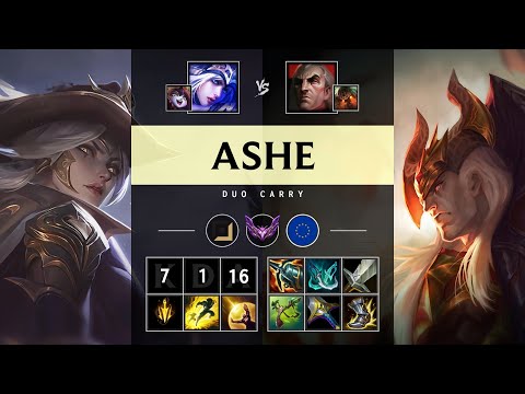 Ashe ADC vs Swain: Unstoppable - EUW Master Patch 25.S1.1