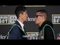 REY VARGAS AND FRANKLIN MANZANILLA SHARE INTENSE FACE OFF IN LOS ANGELES