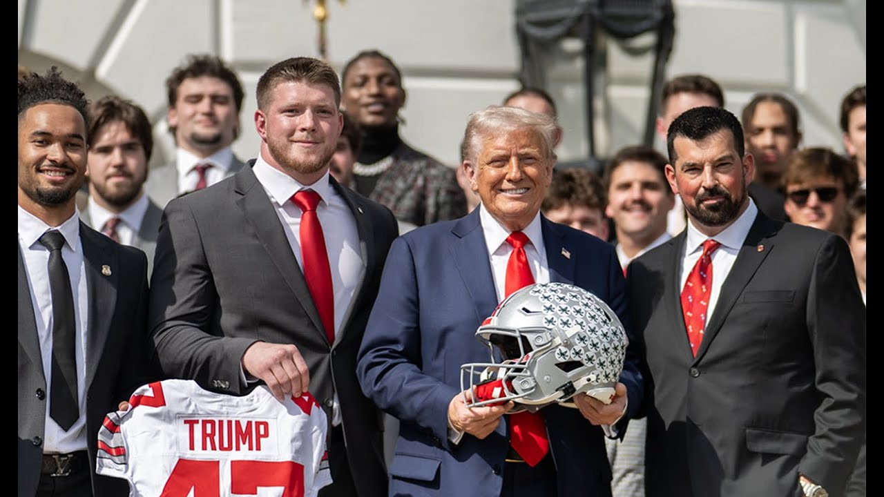 President Trump Welcomes the 2024 College Football National Champions - The Ohio State University