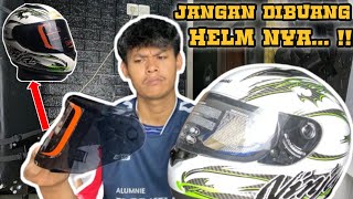 Download lagu TUTORIAL PASANG FLAT VISOR DI HELM BAWAAN KAWASAKI NINJA RR mp3