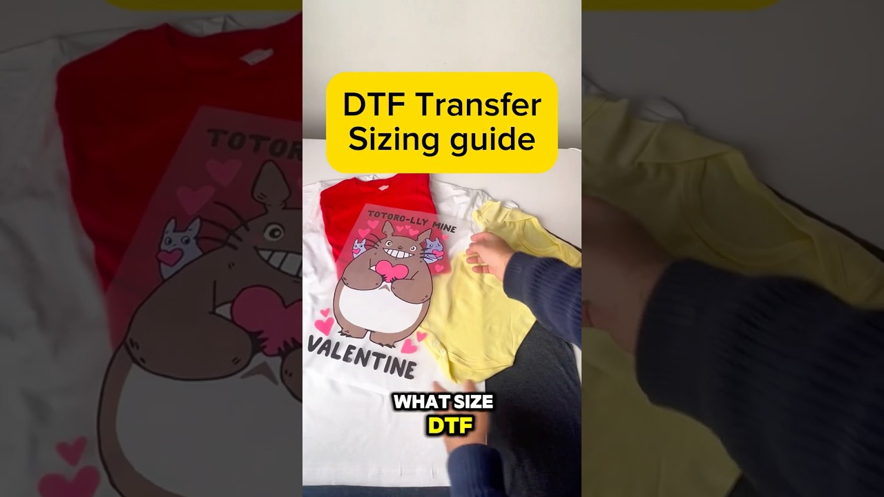 Wondering what size DTF transfer you need for your project? #dtf #dtftransfer #smallbusiness