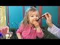 Eating Spaghetti At Disneyland