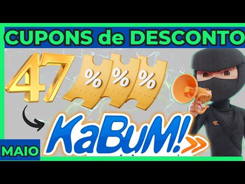 CUPOM DE DESCONTO KABUM MAIO 2024 | Cupom Kabum | Promoções e Cupons da Kabum 💳