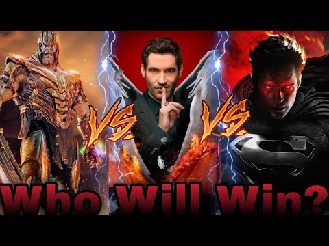 Lucifer vs Superman vs Thanos | Who Will Win? | Multiverse Battle Fight Comparison in Hind.