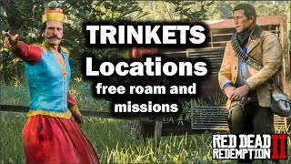 All the missable TRINKETS from missions and free roam in Red Dead Redemption 2 Story Mode, a guide.