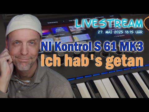 Livestream: Meine ersten Erfahrungen mit NI Kontrol S61 MK3