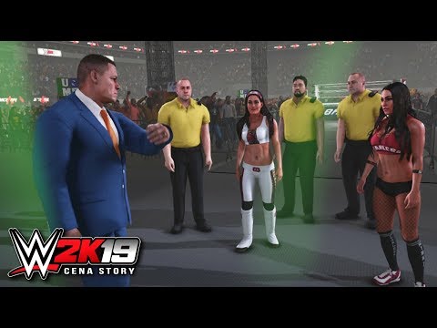 WWE 2K19 Story - John Cena BANS Nikki Bella From The Arena!