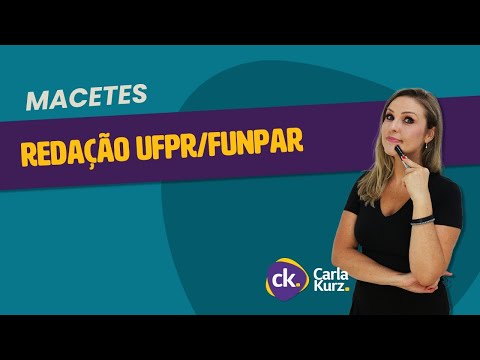 Macetes de redação para UFPR/FUNPAR