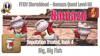 FFXIV Big, Big Fish (Beast Tribe Namazu, Rank 4, Minion Attendee #777) - Stormblood