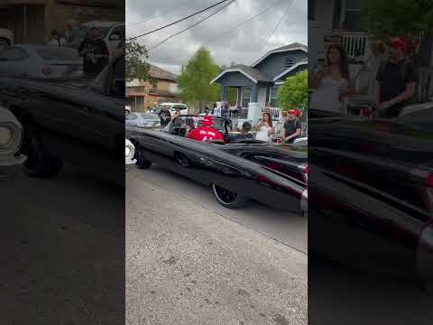 Slim thug pulls up to the segundo barrio block party. #houston #slimthug #blockparty #htown