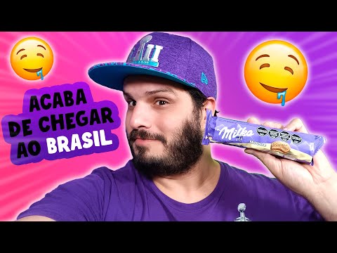 PROVANDO A NOVA BOLACHA MILKA DIFERENCIADA