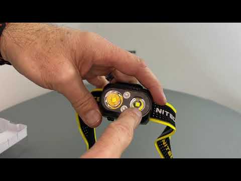 Nitecore UT27 - kompakte Li-Ionen Akku Stirnleuchte mit 3 Lichtquellen, Akku und Batterie