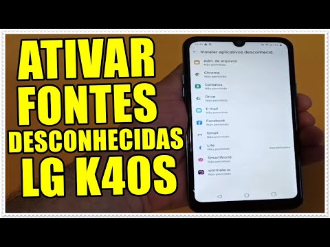 How to Enable Unknown Sources on LG K40s Phone