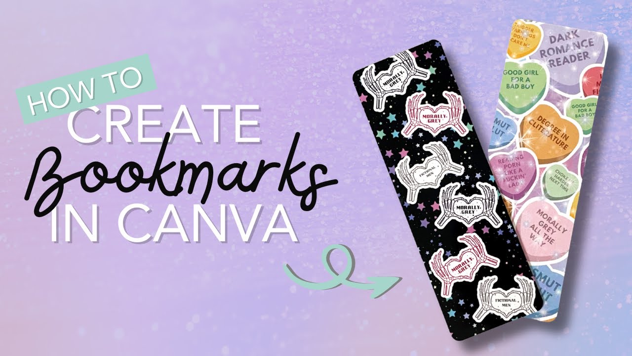 How to Create Bookmarks l Canva l Small Business