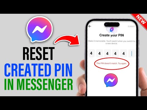 How to reset end to end encrypted chat pin code on messenger Update Way