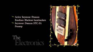 Xylem Short Scale  5 String Bass - Seymour Duncan Blackout Pickups