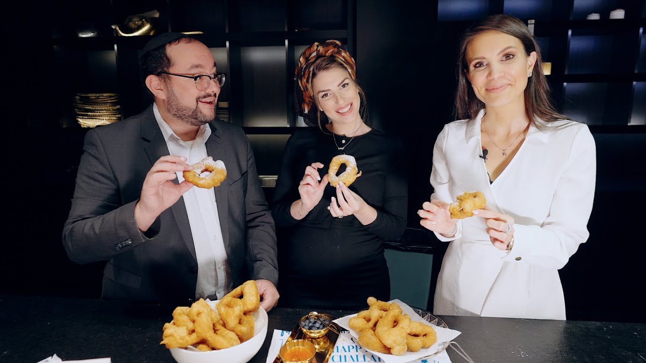 Finom fánk hanukára Mercitől