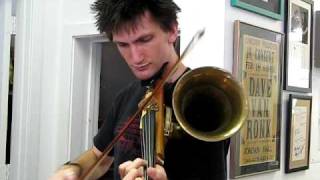 Video thumbnail for Adam Hurt Plays Fortune on a Stroh Violin by banjojudy