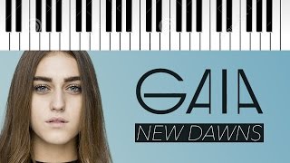 Gaia Gozzi | New Dawns | X Factor 10 (INEDITO) | Piano Cover