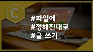 (나도코딩 C) 10-4 또다른 파일 쓰기 fprintf