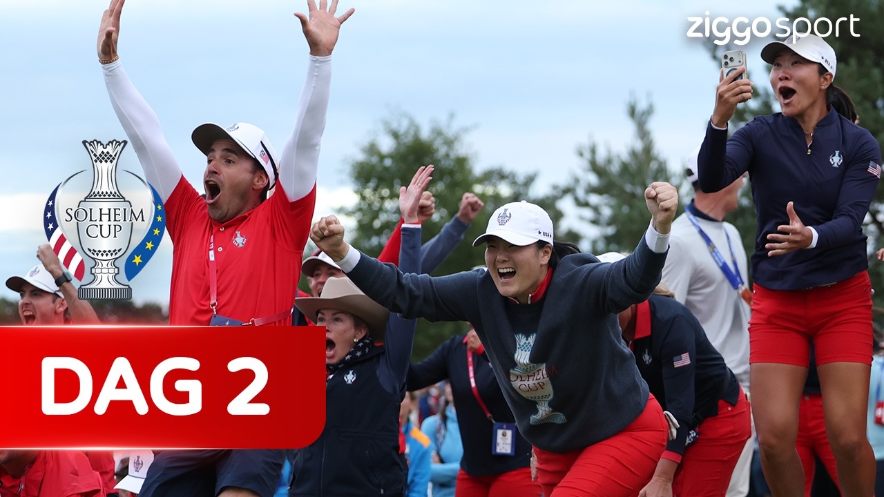 ON-GE-KEND! BIZARRE PUTTS VAN KUPCHO ZORGEN VOOR ABSOLUTE WAANZIN!! 🤩😍 | Solheim Cup 2026 Dag 2