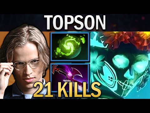 Muerta Dota 2 Gameplay Topson with Refresher - 21 Kills