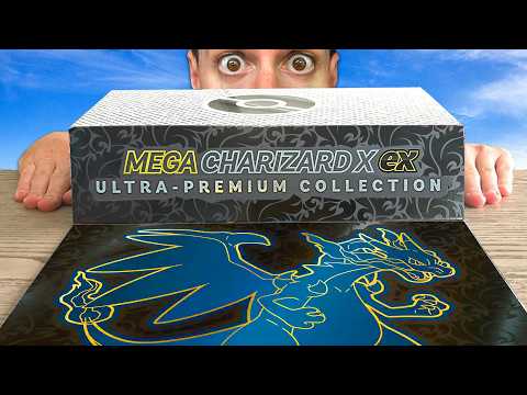 The MEGA CHARIZARD Ultra Premium Collection Box! Opening it