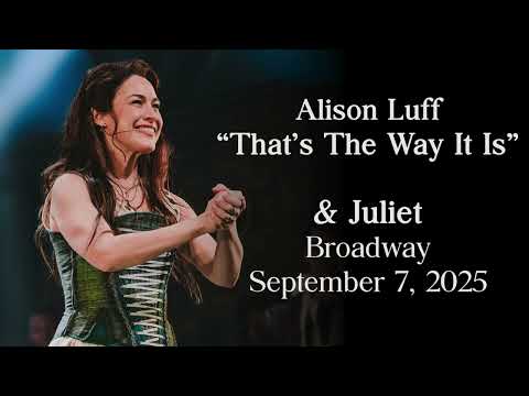 "That's The Way It Is" | Alison Luff (& Juliet)