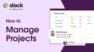 How to manage projects with lists in Slack