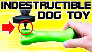 How Strong Is an Indestructible Dog Toy?  Random Machine Shop Tests