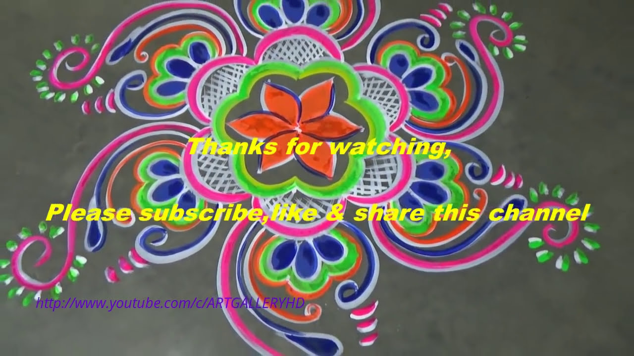 chowkpurana rangoli design with dots