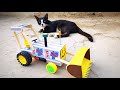 Matchbox Tractor Sheval DIY Toy Battery Sheval Tractor At Home How To Make JCB Tractor From Matchbox