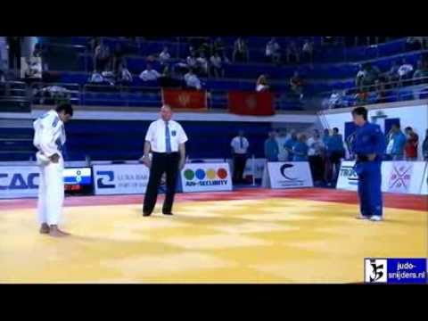Judo 2012 European Championship Cadets Bar: Dermishyan (ARM) - Babazada (AZE) [-55kg] semi-final