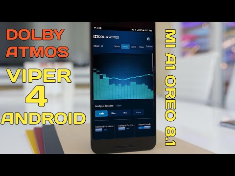 How to install dolby atmos in mi a1 with viper4android on oreo 8.1!! Video