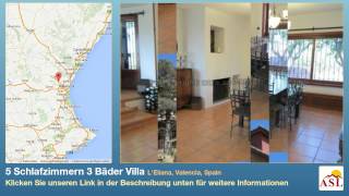preview picture of video '5 Schlafzimmern 3 Bäder Villa zu verkaufen in L'Eliana, Valencia, Spain'
