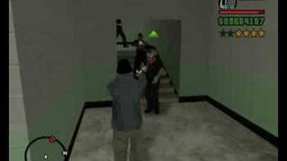 preview picture of video 'GTA San Andreas, Massacre at police station, dildo vs. truncheon'